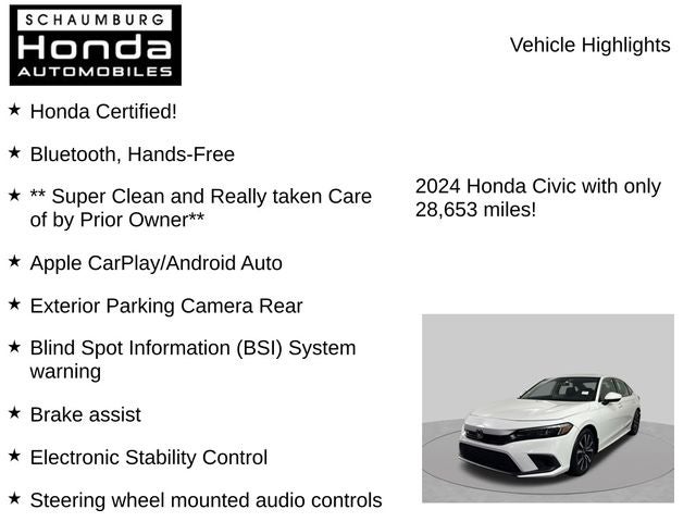 2024 Honda Civic EX