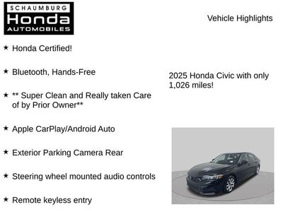 2025 Honda Civic LX