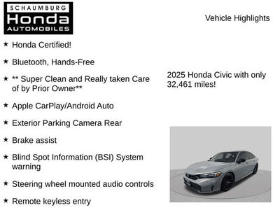 2025 Honda Civic Sport