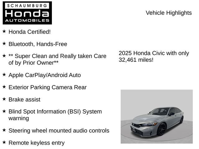 2025 Honda Civic Sport