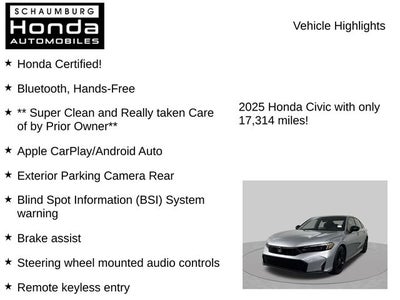 2025 Honda Civic Sport