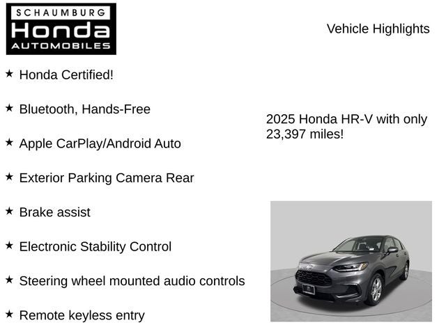 2025 Honda HR-V LX