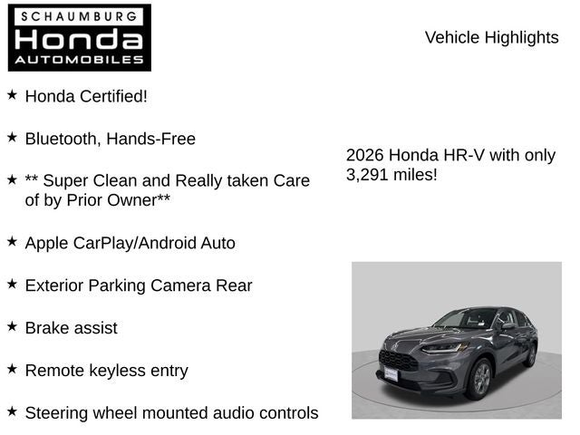 2026 Honda HR-V LX