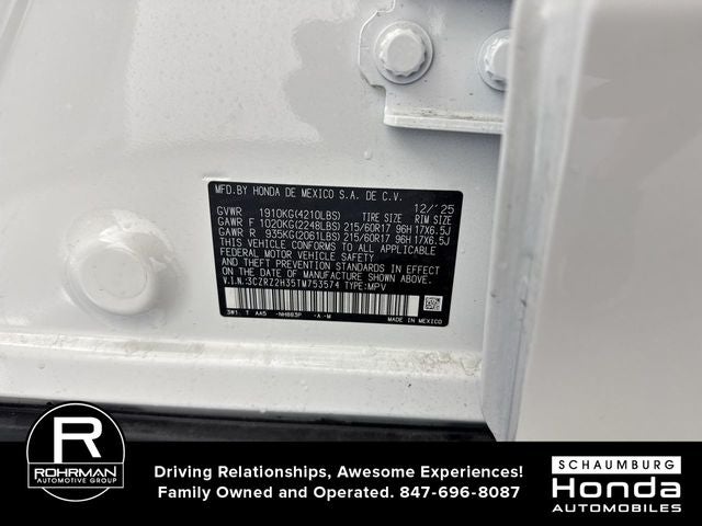2026 Honda HR-V LX