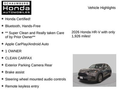 2026 Honda HR-V LX