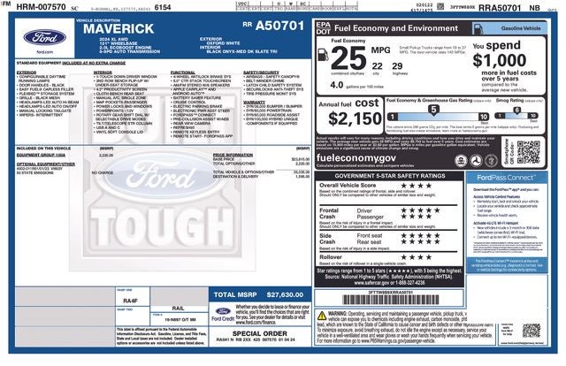 2024 Ford Maverick XL
