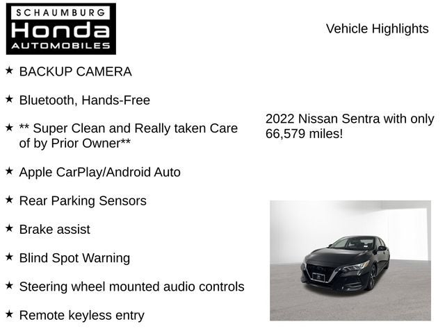 2022 Nissan Sentra SV