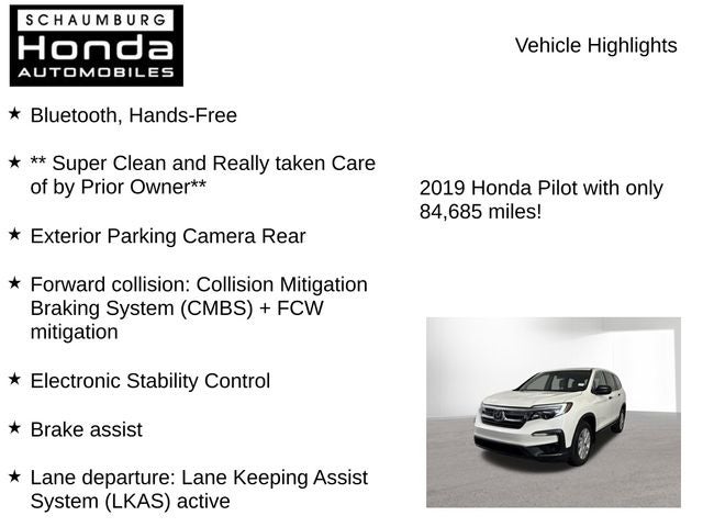 2019 Honda Pilot LX