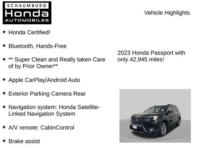 2023 Honda Passport TrailSport