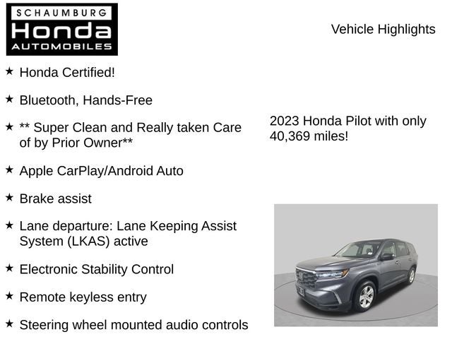 2023 Honda Pilot LX