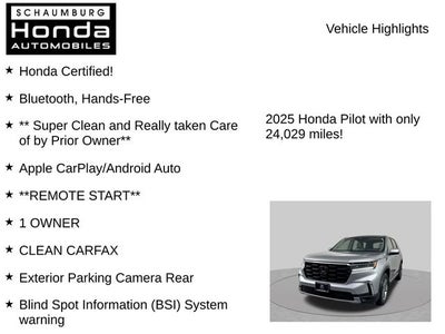2025 Honda Pilot EX-L