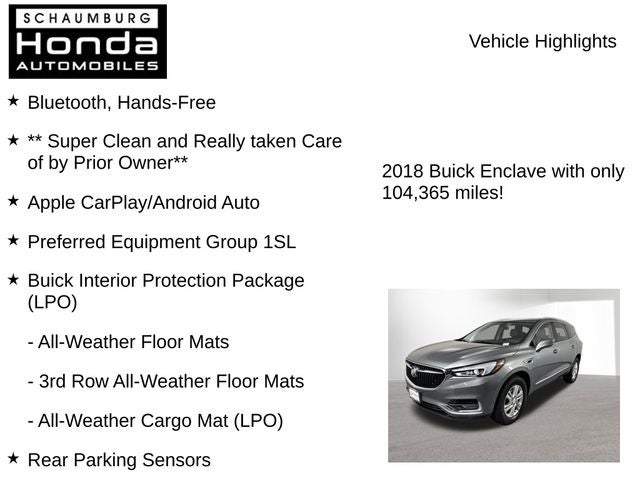 2018 Buick Enclave Essence