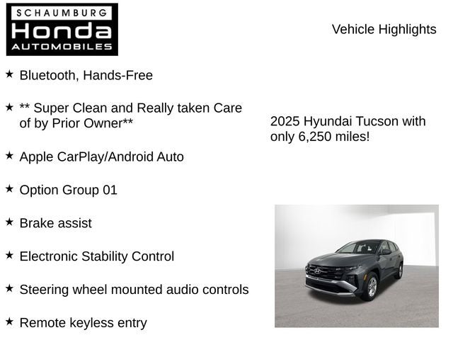2025 Hyundai Tucson SE