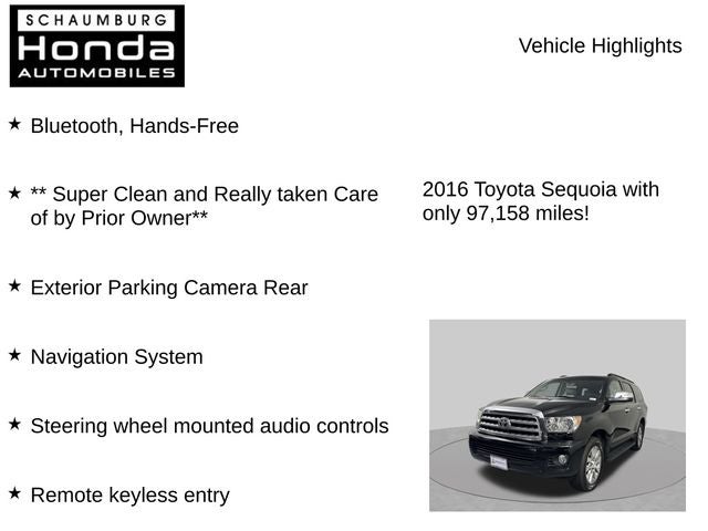 2016 Toyota Sequoia Limited