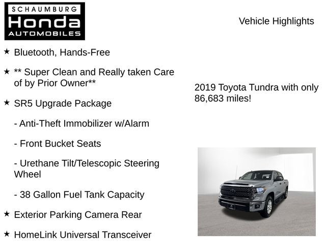 2019 Toyota Tundra SR5 CrewMax