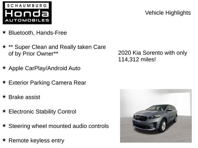 2020 Kia Sorento LX