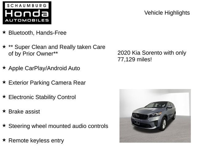2020 Kia Sorento LX