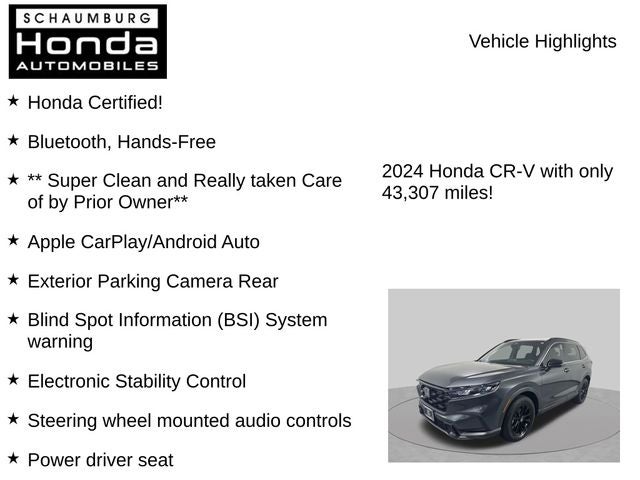 2024 Honda CR-V Hybrid Sport