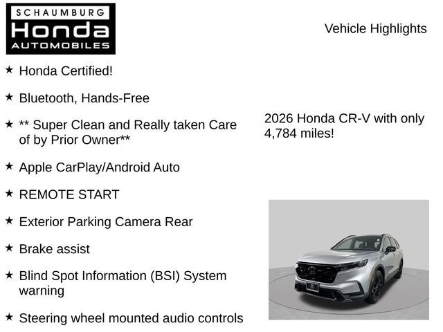 2026 Honda CR-V Hybrid Sport-L