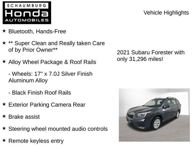 2021 Subaru Forester Base