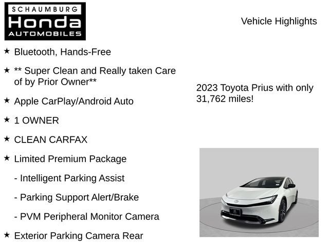 2023 Toyota Prius Limited