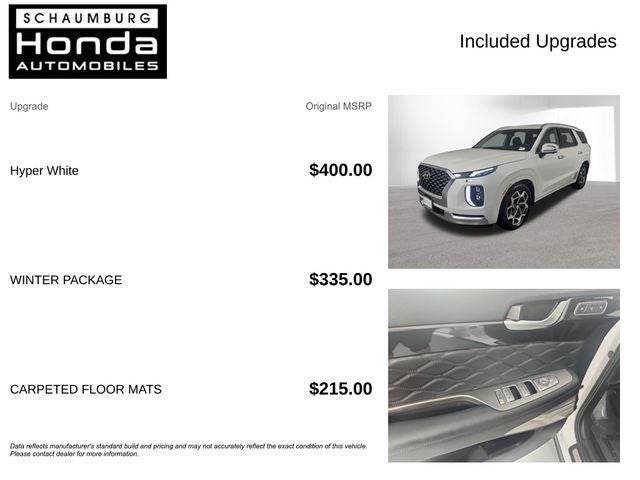 2021 Hyundai Palisade Calligraphy