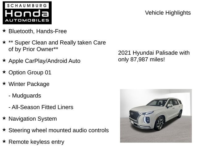 2021 Hyundai Palisade Calligraphy