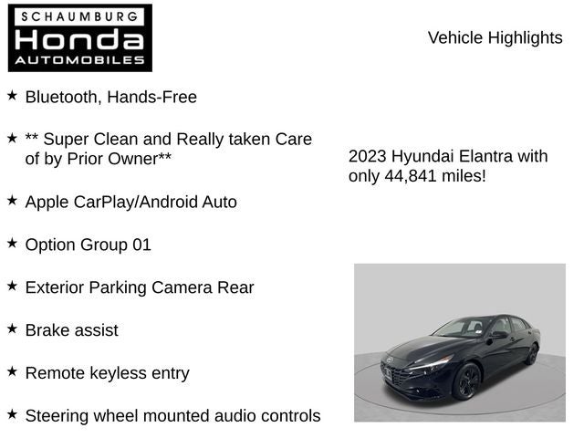 2023 Hyundai Elantra SEL
