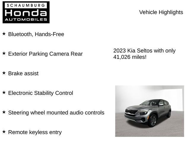 2023 Kia Seltos LX