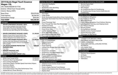 2019 Buick Regal TourX Essence