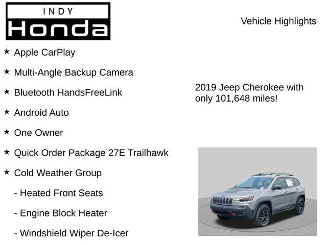 2019 Jeep Cherokee Trailhawk