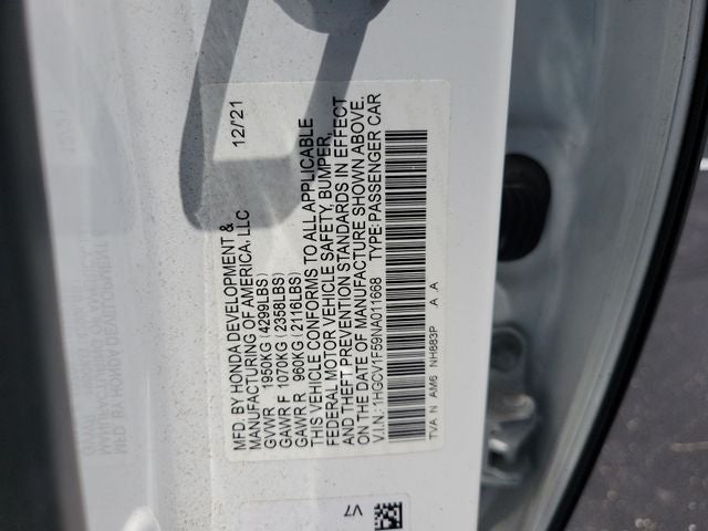 2022 Honda Accord EX-L