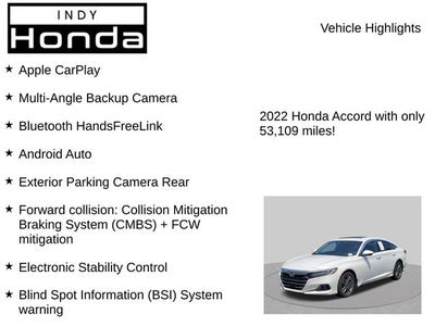 2022 Honda Accord EX-L