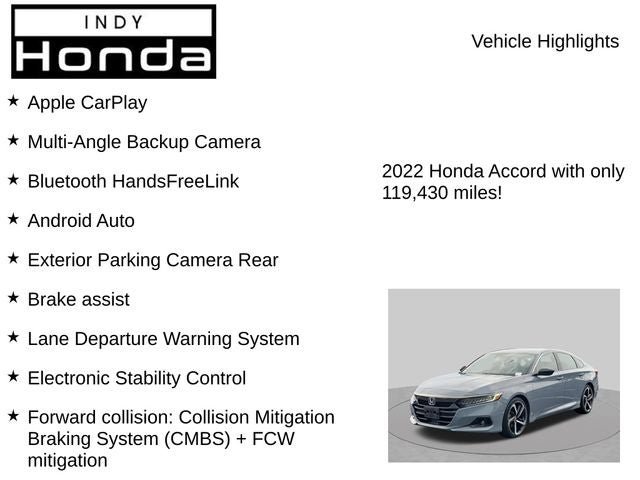 2022 Honda Accord Hybrid Sport