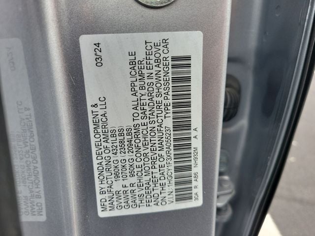 2024 Honda Accord EX