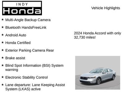 2024 Honda Accord EX