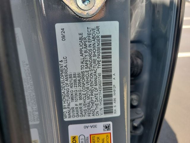 2025 Honda Accord SE