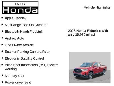 2023 Honda Ridgeline RTL