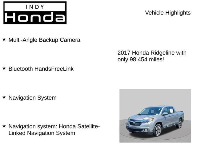 2017 Honda Ridgeline RTL-T