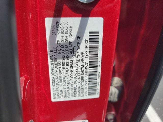 2023 Honda Ridgeline RTL-E