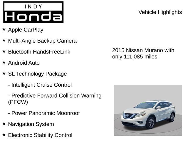 2015 Nissan Murano SL