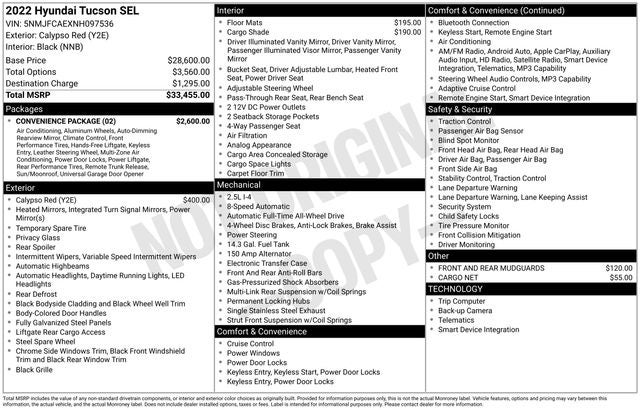 2022 Hyundai Tucson SEL