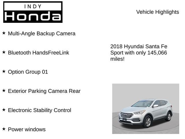 2018 Hyundai Santa Fe Sport 2.4 Base