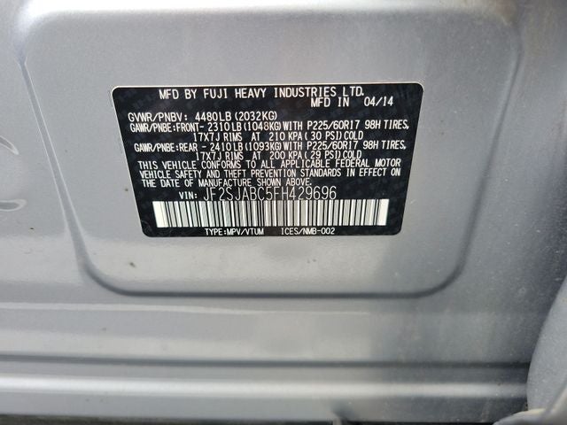 2015 Subaru Forester 2.5i