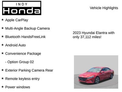 2023 Hyundai Elantra SEL