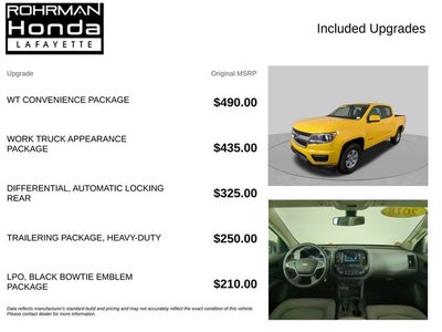 2018 Chevrolet Colorado Work Truck