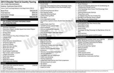 2013 Chrysler Town & Country Touring