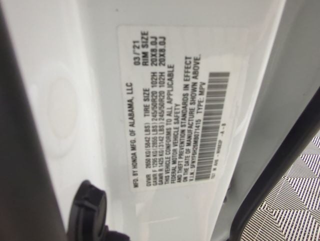 2021 Honda Pilot Special Edition