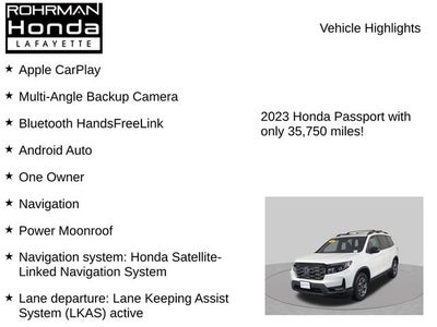 2023 Honda Passport TrailSport