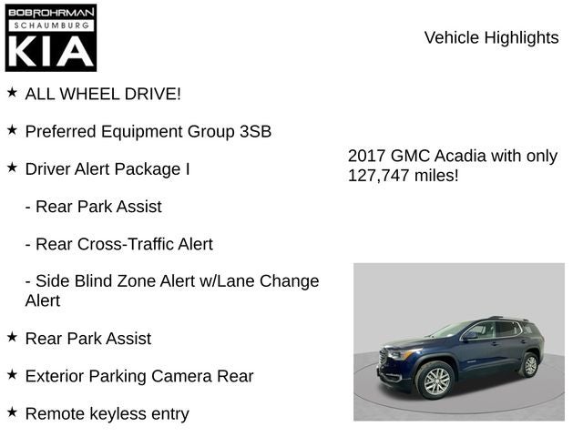 2017 GMC Acadia SLE-2